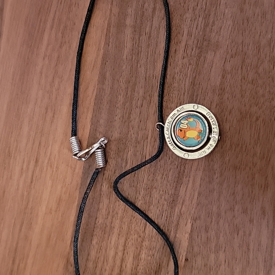 Y2k 90s Vintage Pokemon Charmander Necklace Rope 20$